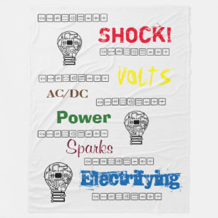 Electrical Engineering Fleece Blanket