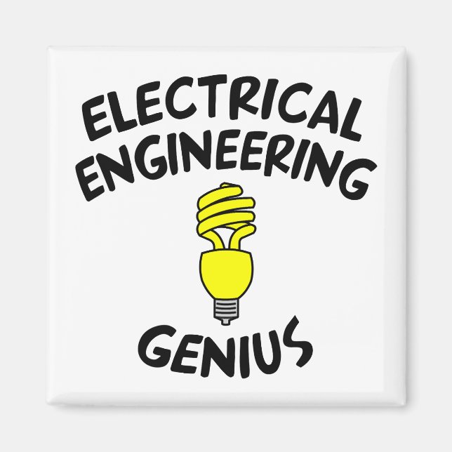 Electrical Engineering Genius Magnet (Front)