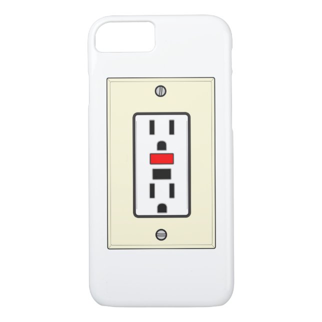 Electrical Outlet Iphone Case (Back)