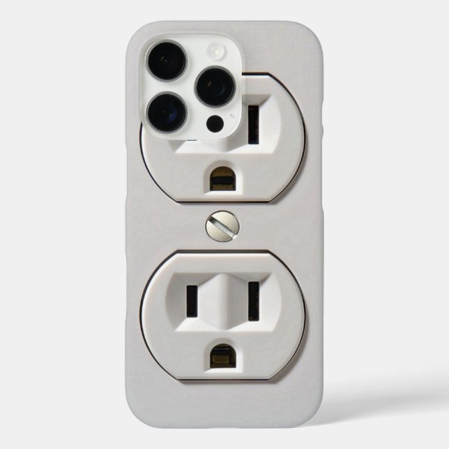 Electrical Outlet Plug-in Case-Mate iPhone Case (Back)