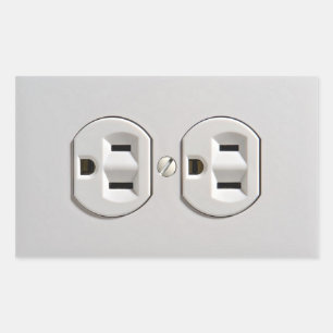 Electrical Outlet Plug-in Sticker