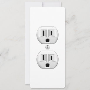 Electrical Plug Click to Customize Colour Decor