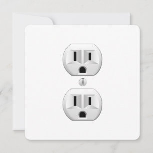 Electrical Plug Click to Customize Colour Decor