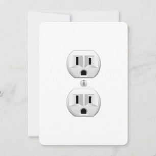 Electrical Plug Click to Customize Colour Decor