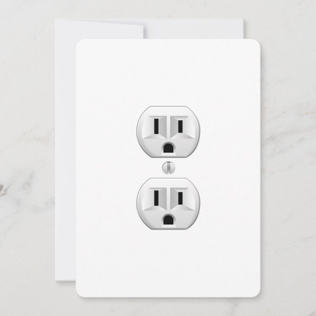 Electrical Plug Click to Customize Colour Decor (Front)