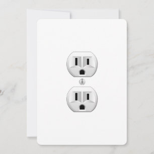 Electrical Plug Click to Customize Colour Decor