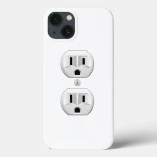 Electrical Plug Click to Customize Colour Decor iPhone 13 Case