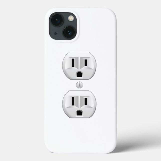 Electrical Plug Click to Customize Colour Decor Case-Mate iPhone Case (Back)