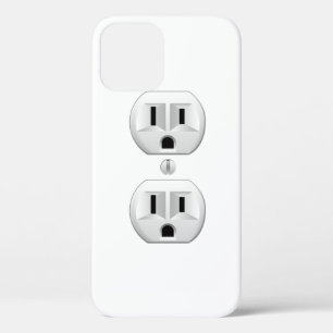 Electrical Plug Click to Customize Colour Decor iPhone 12 Case
