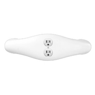 Electrical Plug Click to Customize Colour Decor Ceramic Drawer Pull