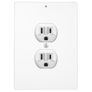 Electrical Plug Click to Customize Colour Decor Clipboard