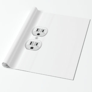 Electrical Plug Click to Customize Colour Decor Wrapping Paper