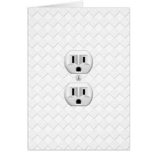 Electrical Plug Wall Outlet Fun Customize This