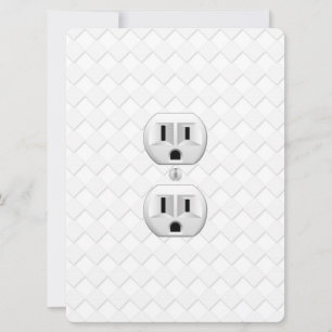 Electrical Plug Wall Outlet Fun Customize This