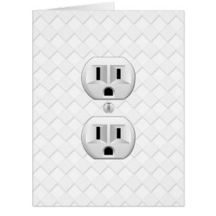 Electrical Plug Wall Outlet Fun Customize This