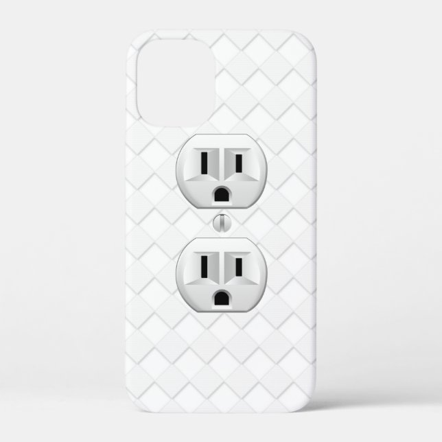 Electrical Plug Wall Outlet Fun Customize This Case-Mate iPhone Case (Back)