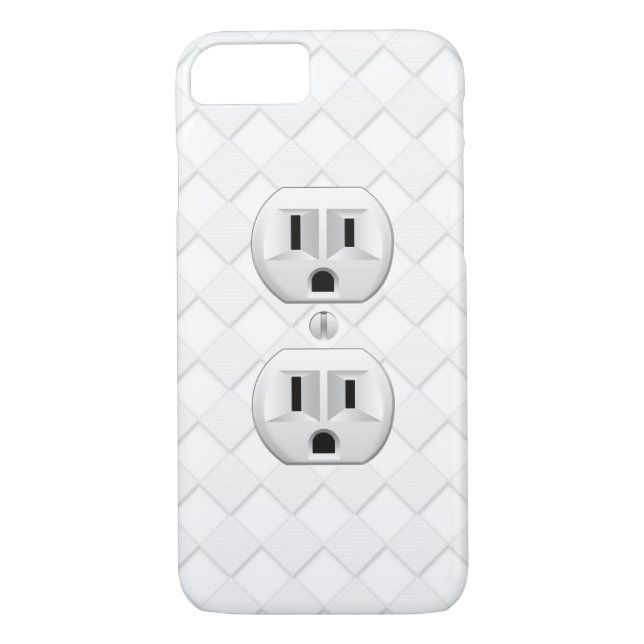 Electrical Plug Wall Outlet Fun Customize This Case-Mate iPhone Case (Back)