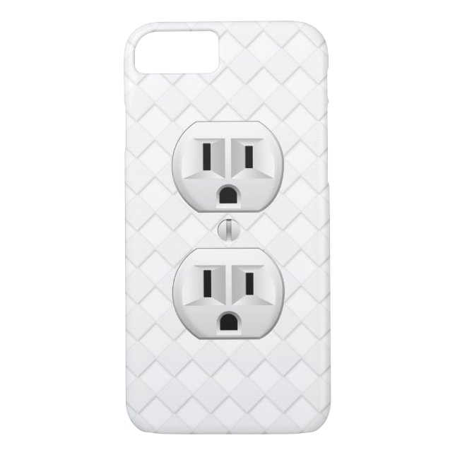 Electrical Plug Wall Outlet Fun Customize This Case-Mate iPhone Case (Back)