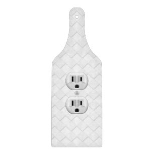 Electrical Plug Wall Outlet Fun Customize This Cutting Board