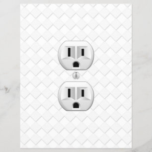 Electrical Plug Wall Outlet Fun Customize This Flyer
