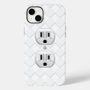 Electrical Plug Wall Outlet Fun Customize This iPhone 14 Plus Case