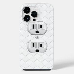 Electrical Plug Wall Outlet Fun Customize This iPhone 14 Pro Max Case