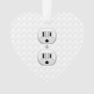 Electrical Plug Wall Outlet Fun Customize This Ornament