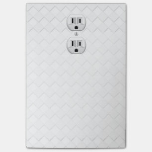 Electrical Plug Wall Outlet Fun Customize This Post-it Notes