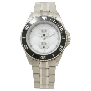 Electrical Plug Wall Outlet Fun Customize This Watch