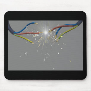 electrical spark mouse pad