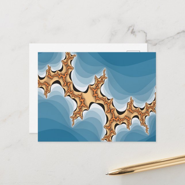 ELECTRICAL STORM POSTCARD (Front/Back In Situ)