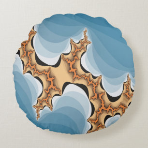ELECTRICAL STORM ROUND PILLOW