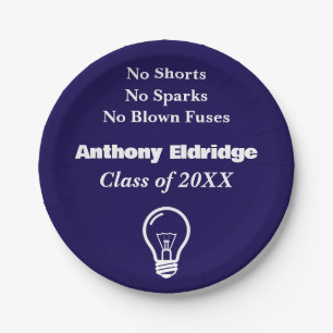 Electrical Technology Graduation Paper Plate