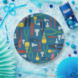 Electrical Tools of the Trade Paper Plate