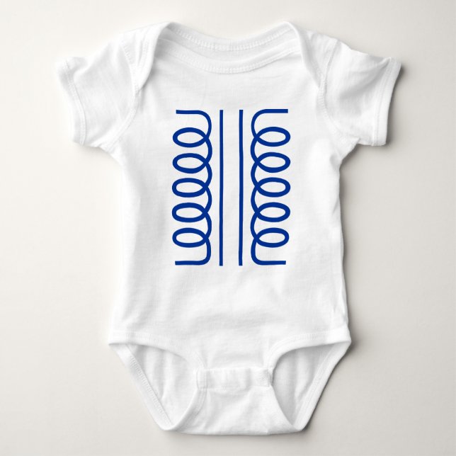 Electrical Transformer Baby Bodysuit (Front)