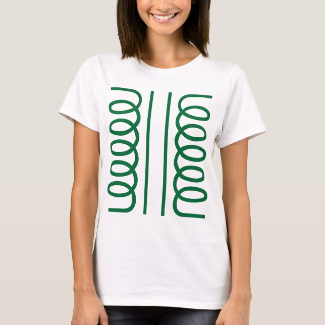 Electrical Transformer Symbol T-Shirt (Front)