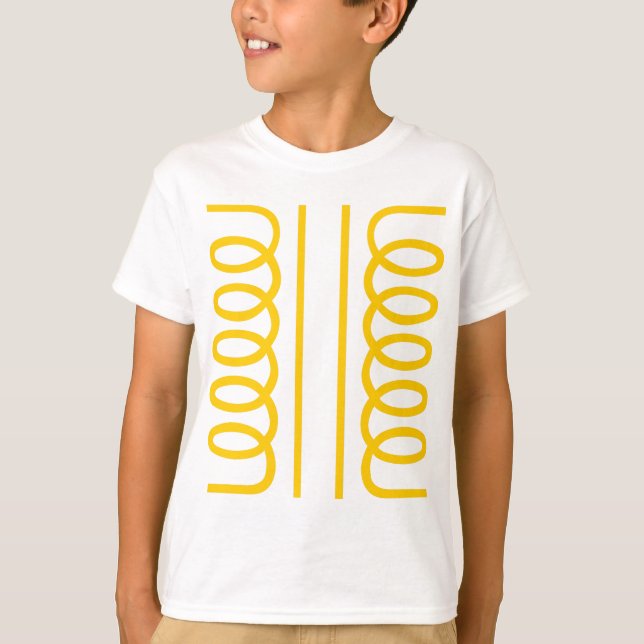Electrical Transformer Symbol T-Shirt (Front)