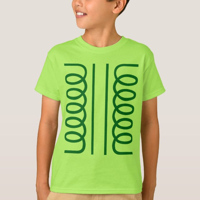 Electrical Transformer Symbol T-Shirt (Front)