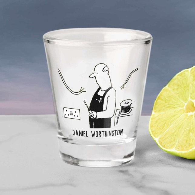 Electrician and Electrical Repairs. Shot Glass (Creator Uploaded)