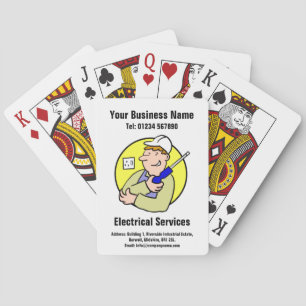 Electrician and Electrical Services Playing Cards