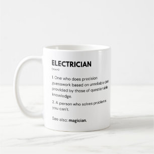 Electrician And Maintenance Engineers Definition Coffee Mug