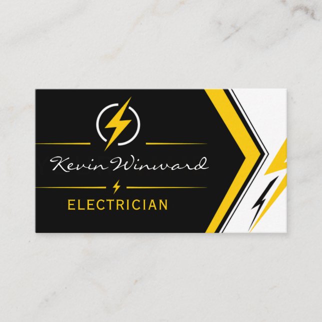 Electrician Business Card (Front)