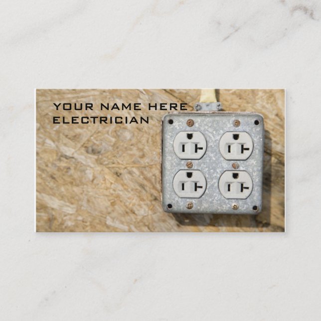 Electrician Business Card (Front)