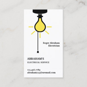 Electrician Business Card