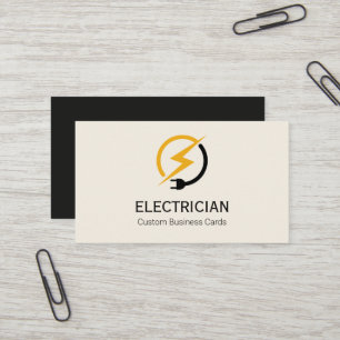 Electrician Business Card   Printable Design
