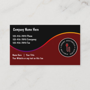 Electrician Business Cards