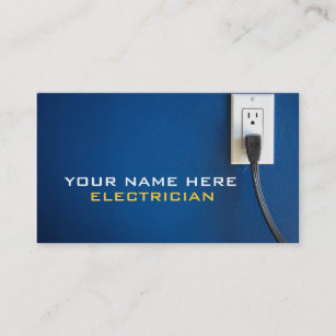 Electrical Business Cards & Profile Cards | Zazzle CA