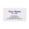 Electrician Business Cards (Electrical Outlet)