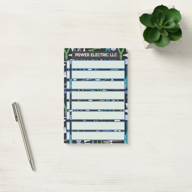Electrician Check List To Do List Post-it Notes (Office)