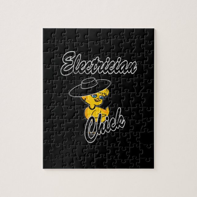 Electrician Chick #4 Jigsaw Puzzle (Vertical)